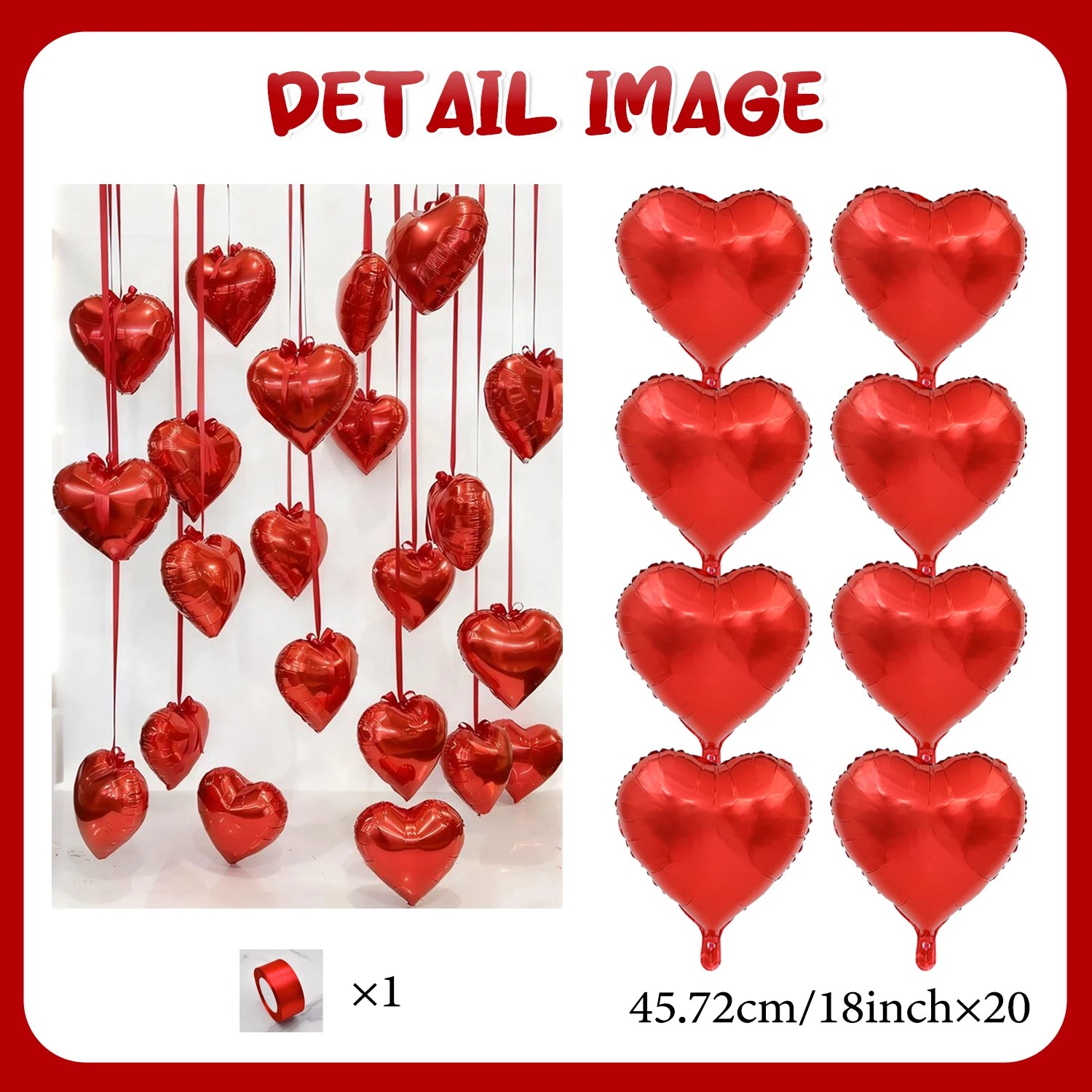 Joli Ballons « cœurs »