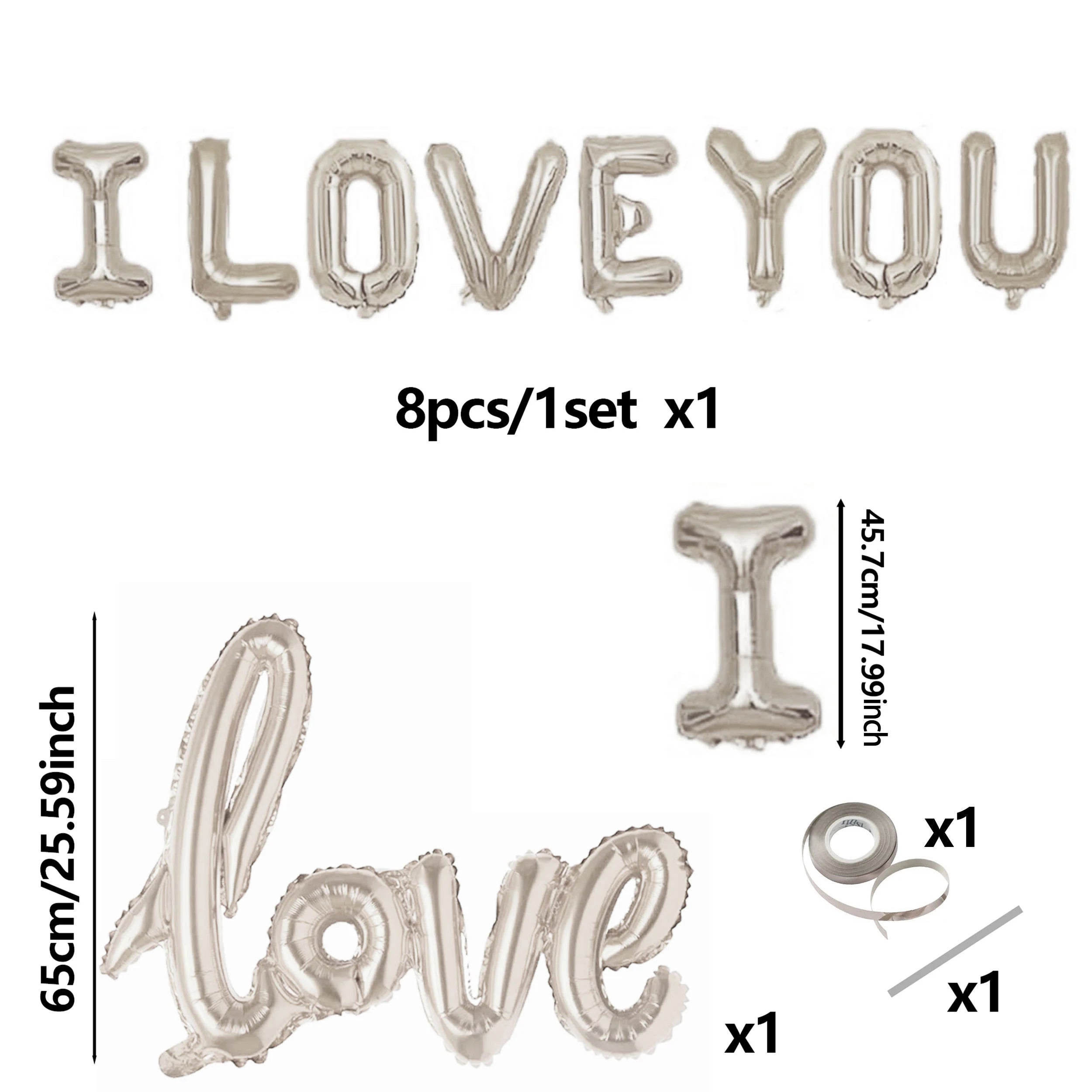 Joli Ballons « I Love You »