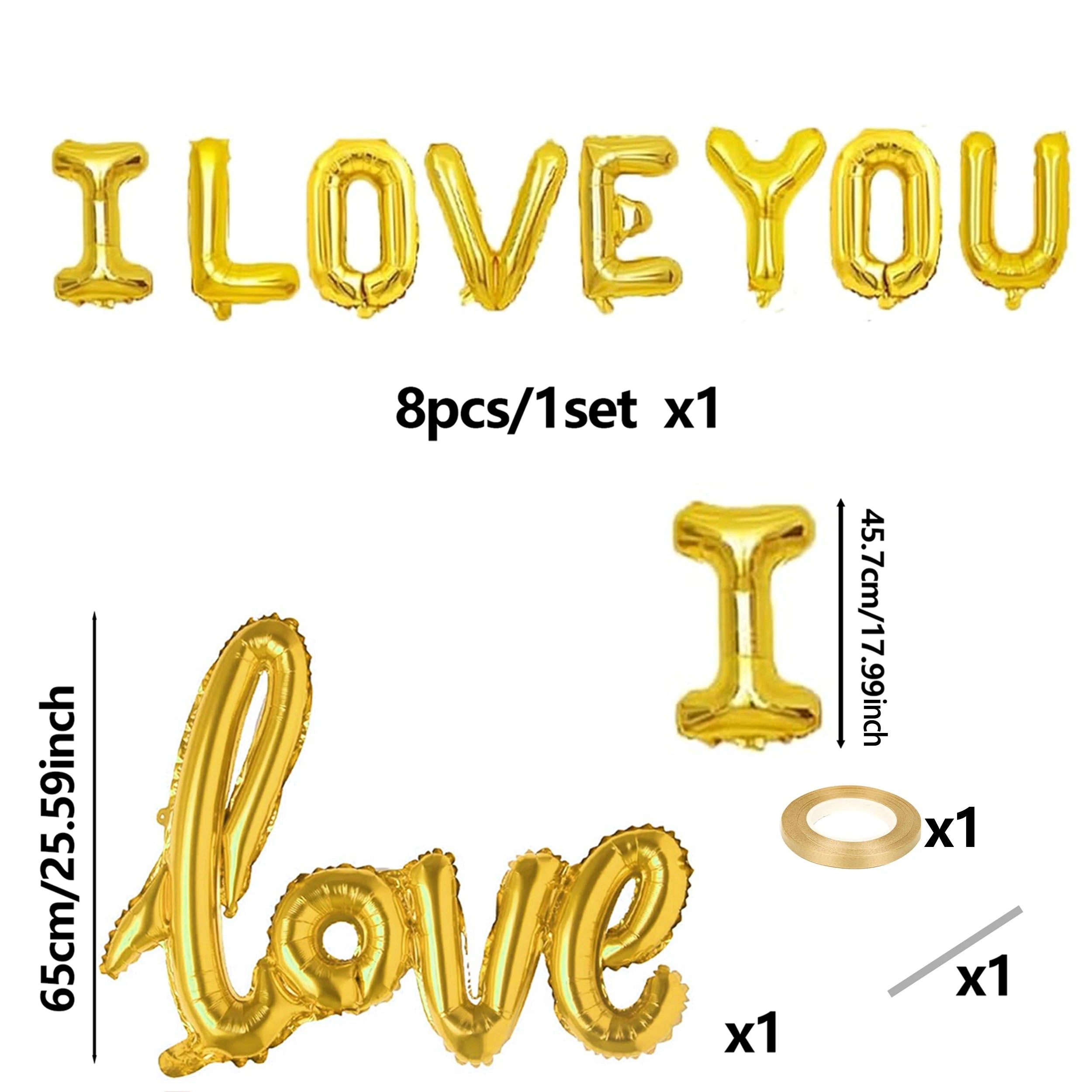 Joli Ballons « I Love You »